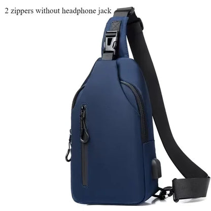 Discover the Ultimate Multifunctional Anti-Theft USB Crossbody Bag for Men – Your Perfect Travel Companion!