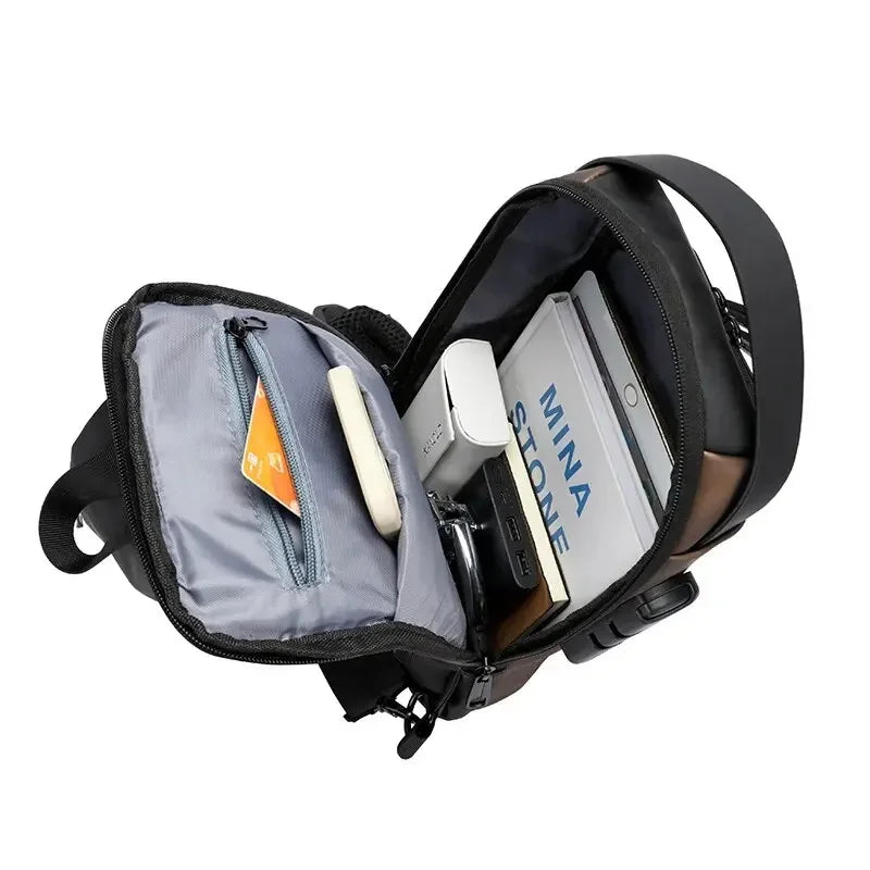 Discover the Ultimate Multifunctional Anti-Theft USB Crossbody Bag for Men – Your Perfect Travel Companion!