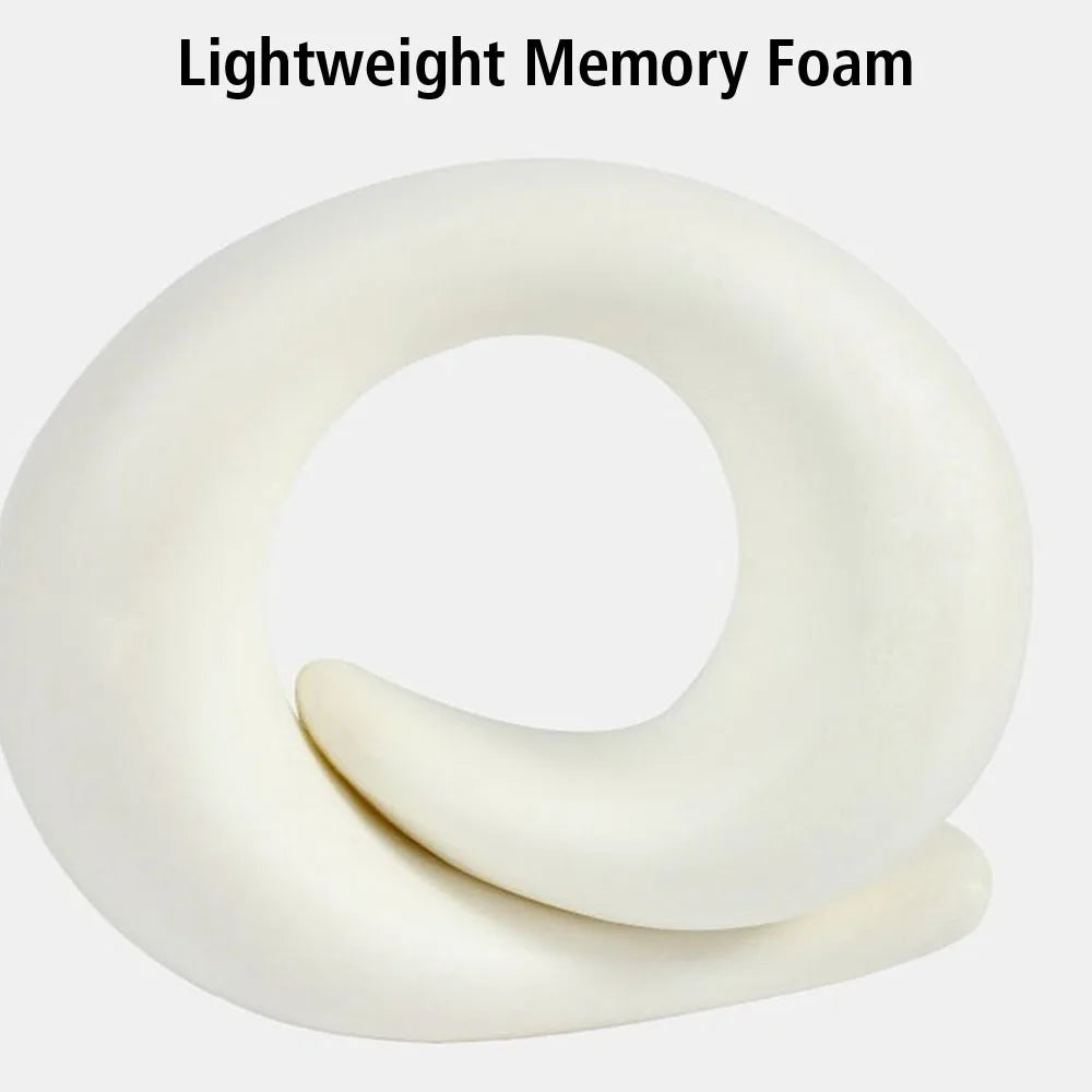 Travel Smart with Our Memory Foam Snail Pillow - The Ultimate Neck Support for On-the-Go Comfort!