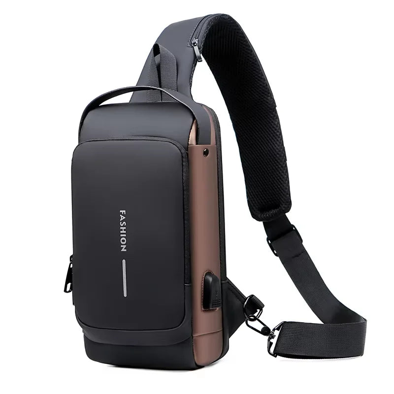 Discover the Ultimate Multifunctional Anti-Theft USB Crossbody Bag for Men – Your Perfect Travel Companion!