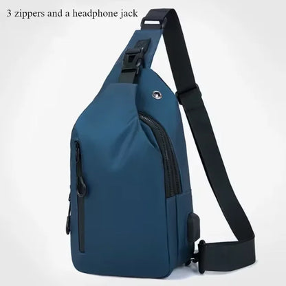 Discover the Ultimate Multifunctional Anti-Theft USB Crossbody Bag for Men – Your Perfect Travel Companion!