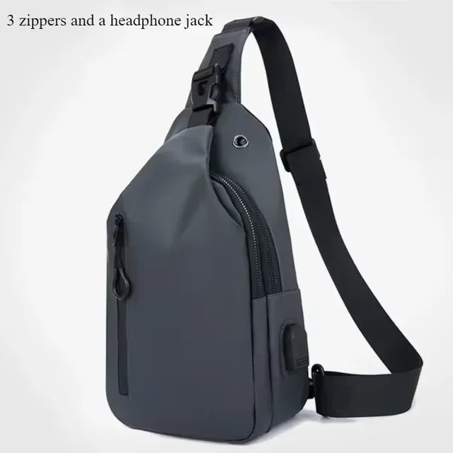 Discover the Ultimate Multifunctional Anti-Theft USB Crossbody Bag for Men – Your Perfect Travel Companion!