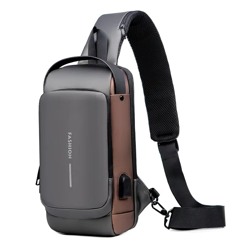 Discover the Ultimate Multifunctional Anti-Theft USB Crossbody Bag for Men – Your Perfect Travel Companion!