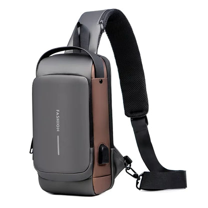Discover the Ultimate Multifunctional Anti-Theft USB Crossbody Bag for Men – Your Perfect Travel Companion!