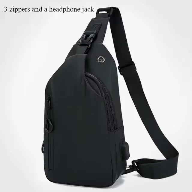 Discover the Ultimate Multifunctional Anti-Theft USB Crossbody Bag for Men – Your Perfect Travel Companion!