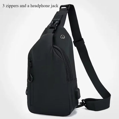 Discover the Ultimate Multifunctional Anti-Theft USB Crossbody Bag for Men – Your Perfect Travel Companion!